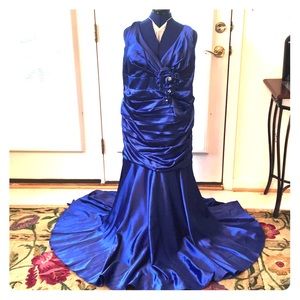 Mermaid floral Gown